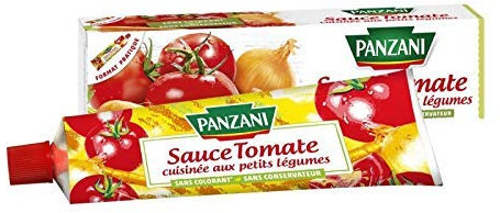 PANZANI - Sauce Tomates Cuisinées Légumes Tube 180G - Lot De 2