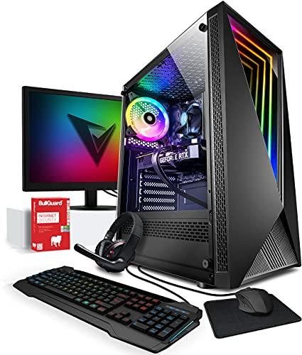 Vibox V-44 PC Gaming Completo - Monitor 24 - AMD Ryzen 5 4500 Procesador 4.1GHz - Nvidia GTX 1650 4GB - 16GB RAM - 1TB SSD - Windows 11 - WiFi