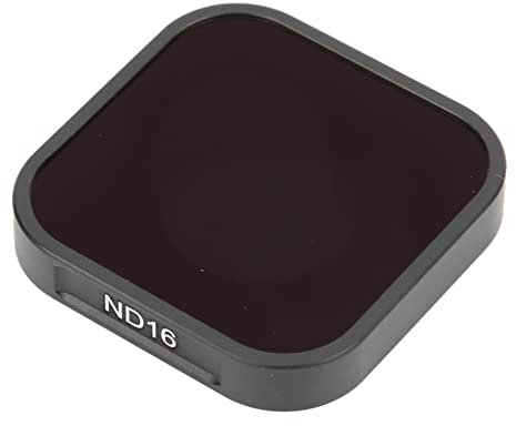 YYOYY Filtro per obiettivo ND per fotocamera sportiva Gopro 9, filtri a densità neutra, accessori per fotocamere HD impermeabili, prevenire la sovraesposizione, vetro ottico (ND16)