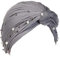 Bonnet Hijab,Kopfband Turban für Damen,Verknotet Tuch Falten-Kopfbedeckung Damen Kopftuch Sommer Mütze Chemo Kopfbedeckung Hut Für Haarverlust Long Slouch Beanie Hijab Muslimische Frauen Halstuch Haa