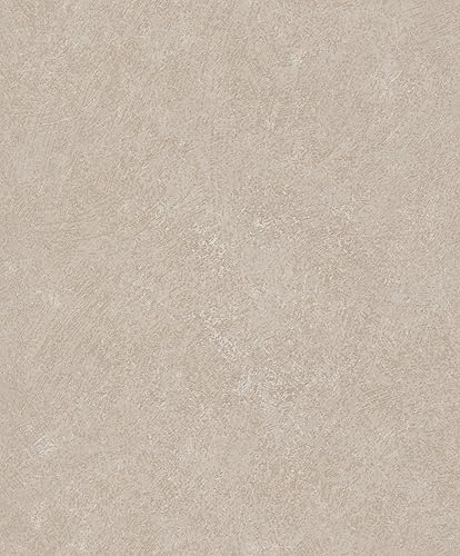 Grandeco Vliestapete Used-Look Putz Struktur Beige Creme Gold Glitzer A61503