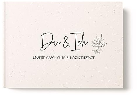 heeaven Unsere Hochzeitstage | Tagebuch Hochzeitstage | Unsere Geschichte | Hochzeitstagebuch | Erinnerungsalbum DIN A5 [Hardcover]
