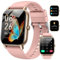 Smartwatch mit Telefonfunktion, 1,85 Touchscreen Smart Watch, 110+ Sportmodi Sportuhr, Fitnessuhr mit Herzfrequenz Schlafmonitor Schrittzähler, IP68 Wasserdicht Uhr, Message Reminder, für Android iOS