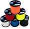 GO!elements 6x30m (180m) Paracord 2mm Seil aus reißfester Nylonschnur - Paracord 100 Typ I Survival Schnur - Reißfest bis 45kg - geeignet als Allzweckseil, Reepschnur, Kordel, Maurerschnur, Farbe: Fun