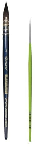 Pinceau Leonard Série 2072RO Lavis Outremer Imitation Petit Gris NO. 2 + 1 Pinceau