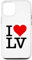 Hülle für iPhone 13 ICH LIEBE HERZ LAS VEGAS NEVADA LV