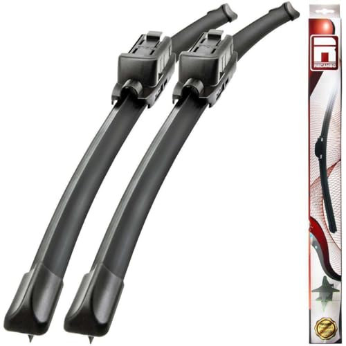 Recambo SCHEIBENWISCHER VORNE kompatibel für OPEL ADAM | CORSA D | CORSA E (2er Set 650mm / 375mm)