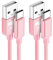 Aioneus Câble USB C [1M+2M/Lot de 2] Cable USB C Charge Rapide 3A Cordon Chargeur USB C Tressé Cable USB USB C pour Samsung Galaxy S21 S22 S23 S24 S9 A14 A15 A52,Xiaomi,Google Pixel,Huawei,iPhone16 15