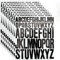 10 Blatt Selbstklebende Buchstaben Aufkleber, Wasserdicht Sticker Buchstaben, Aufkleber Buchstaben Groß für DIY Briefkästen, Reisekoffer, Tassen, Scrapbooking, Grußkarten 2,5 + 5 cm