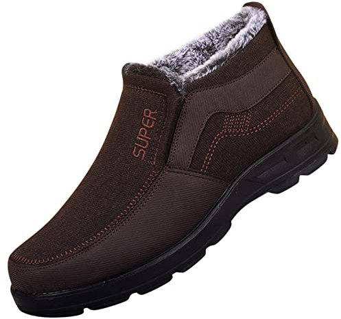 Stivali Scarpe Donna Invernali - Platform Scarponcini Leggere Comode Stivali Scarponcini Invernali Calda Scarpe Outdoor Stivali da Neve Invernali per Donna Casa Interno Esterno