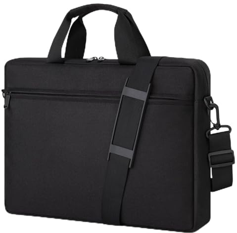 HEDUGO 15,6 Zoll Laptoptasche mit Griff Schultergurt Wasserdicht Laptoptasche Aktentasche Stoßfest Umhängetasche Passt bis zu 14-16 Zoll Laptops