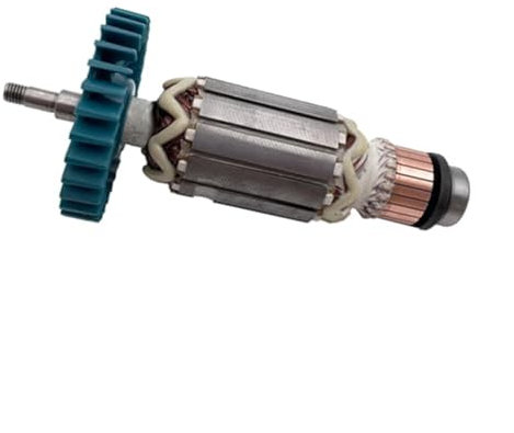 XEBRAD AC220V-240V Armature Rotor Anchor Replacement, for makita, Angle Grinder GA6010 GA6020 GA5020 GA5010 Armature Rotor Replacement(BLACK Armature Pro)