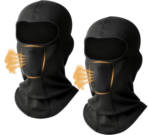 AYPOW Winter Sturmhaube Atmungsaktiv Balaclava Skimaske, Winddicht Warm Sturmmaske Gesichtshaube für Outdoorsports Radfahren Motorrad Skifahren Snowboard Fahrradmütze für Herren Damen