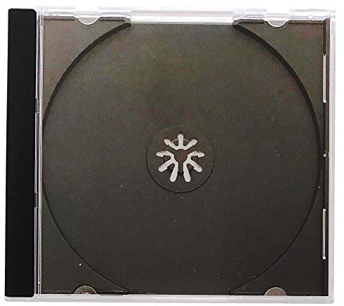 KEYIN Standard svart CD-smyckeskrin – premium, 50-pack