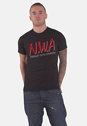 T-Shirt # L Unisex Black # Straight Outta Compton