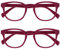Opulize Pop Pack 2 Rétro Rond Rose Fusia Lisse Et Mat Hommes Femmes Lunettes De Lecture Charnières Ressort RR2-4 +1,00