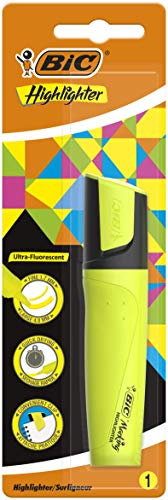BIC 943651 Textmarker, gelb, einzeln