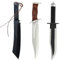 G8DS Messer-Set Rambo 2-4 Sägeverzahnung + Gürtelclip + Scheide