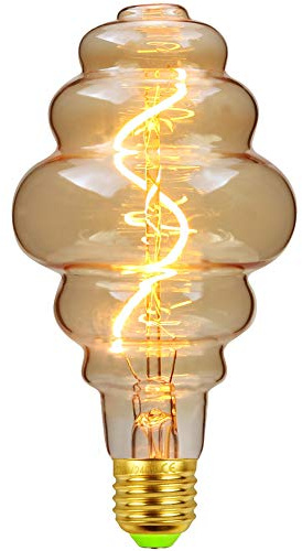TIANFAN Vintage LED-Lampen 4W dimmbar unregelmäßig geformte 220 / 240V Edison Schraube E27 Basis Spezialität dekorative antike Glühbirne (Beehive)