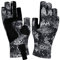 GOT Sports Fingerlose Handschuhe zum Angeln mit LSF 50+, für Damen und Herren, UV-Schutz, perfekt für Fliegenfischen, Segeln, Kanu, Paddeln, Kajak, Wandern, Arbeit (Digi Black S/M)