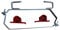 S/S *103-938x2 + 104-937x1* Exhaust Hanging Bracket with Rubber Mounts - Mini One, Cooper
