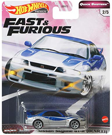Hot Wheels Fast & Furious Honda NSX Type R 1:64 Scale Diecast Vehicle, Toys for Kids Age 3 and Up, Toys for Boys