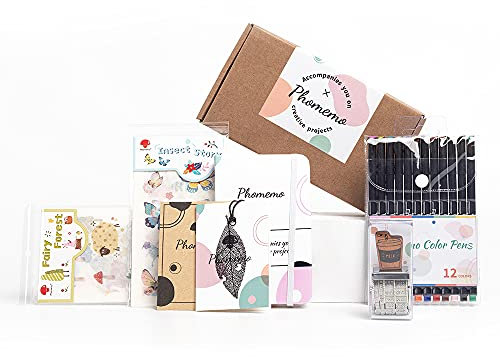 Phomemo Büroanzug Geschenkbox,verwendet für Lernen,Büro,Zuhause kreative Geschenkbox.Geeignet für Zuhause, Schule,Büro (Aufkleber,Tagebuchnotizen,FarbeStift,Feder Lesezeichen,Grußkarten)