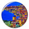 Monaco Kühlschrank Magnete Dekorative Magnet Flaschenöffner Tourist City Travel Souvenir Collection Geschenk Starker Kühlschrank Aufkleber