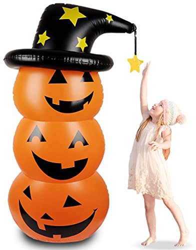 Halloween Deko Aufblasbarer Kürbis,Halloween Dekoration Grusel Set,Halloween Figuren,Halloween Deko Kürbis Accessoires,aufblasbare weihnachtsdeko,kürbis deko groß für Halloween Karneval