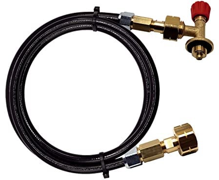 Gomet Campingaz 901,904,907 Adaptateur pour bouteille de gaz butane/remplissage avec tuyau de 8 mm (6 mètres)