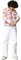 ONLY ONLLOU Short Check Jacket OTW Noos Veste, Rose (Pierre Ponce/Marron Rose), S Femmes