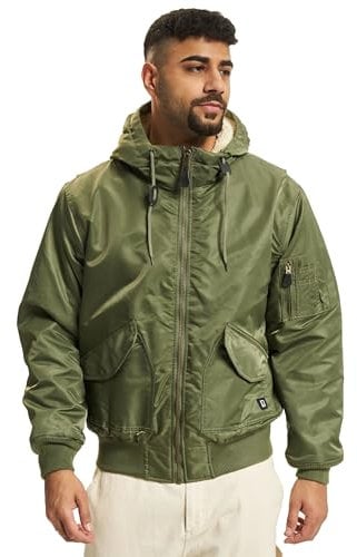 Brandit CWU Jacket Hooded, color: olive, size: 3XL