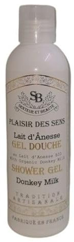 Gel douche au lait d'ânesse bio 200 ml | Senteur et beauté