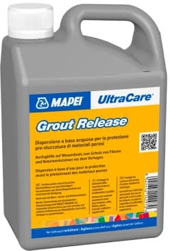 MAPEI Ultracare GROUT RELEASE water dispersion for pre-grouting protection of porous materials, 1 Lt can.