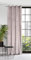 Eurofirany Samt Vorhang mit Ösen Gardine Balkontür Gemustert Velvet Optik 1 STK. Gewelltes Muster Einfarbig Flauschig Wohnzimmer Schlafzimmer Lounge 140x250 cm 3D Struktur Puder Rosa, 384145