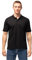 DANISH ENDURANCE Polo Uomo Manica Corta in Cotone Biologico Premium, Polo T-Shirt Uomo, Casual, 1 o 2 Paia, Nero, XXL