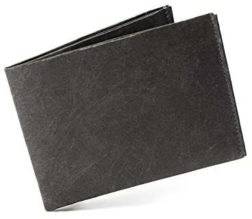 Paprcuts RFID Portemonnaie Just Black | Geldbeutel Für 12 Karten, Scheine & Münzen | 100% Vegan | Wasserabweisend, Stabil & Reißfest | Unisex