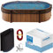 Yankee Pool-Laubkescher für ovalen Pool, 4,6 x 9,2 m, robustes 0,4 cm oberirdisches Laubnetz, Schwimmbadnetz zum Schutz vor Blättern, Schmutz und Verstopfung