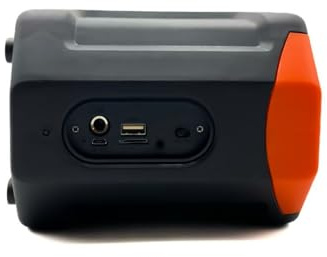 Media tech FLAMEBOX MT3176 PARTYBOX Boombox tragbarer Lautsprecher UKW-Radio MP3-Player Flame RGB-Beleuchtung