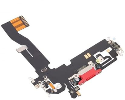 FLEX CARICA COMPATIBILE PER APPLE IPHONE 12 / PRO MICROFONO CAVO CONNETTORE ROSSO
