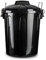 AC - Cubo de Basura Negro 21L - Rectangular - Plástico - Ideal para hogar, trabajo y hostelería