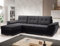 Easy4You ENZO Grau/Schwarz Ecksofa L-Form Links 268 x 97 x 157 cm mit Schlaffunktion und Stauraum - Schlafsofa mit Bettkasten - Moderne Wohnzimmermöbel – Stoff: SORO 97 + Soft 11
