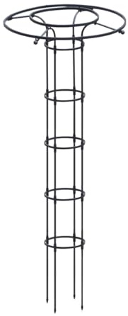 Baoblaze Supporto per Piante in Vaso con Traliccio per Da Giardino/gabbia di Supporto per Fiori Da Esterno Multifunzione/struttura Rampicante per Pian (Altezza 180 cm)