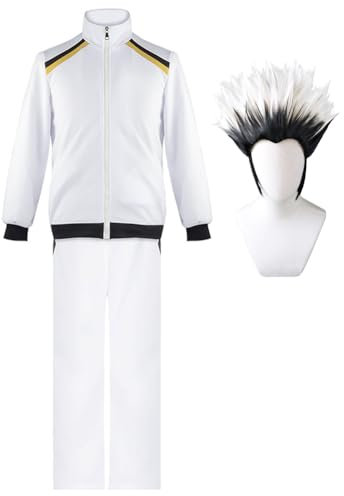 Anjinguang Haikyuu Cosplay Anime Bokuto Koutarou Kostüm Haikyuu Volleyball Jacke Hose Outfit High School Uniform Sportswear Club Jersey Set für Halloween