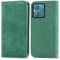 Motorola Moto Edge 40 Neo Case Leather Wallet Book Flip Folio Stand View Full Protection Cover with Stand Card Slots Magnetic Closure Case for Motorola Edge 40 Neo Phone Cases Shockproof, Green