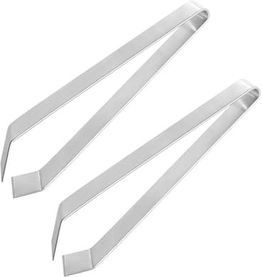Sharplace 2X Bone Tweezers Set Practical Gadgets Garlic Tweezer Tongs for Cooking .Japanese Sushi Manual Garlic Fine Tongs