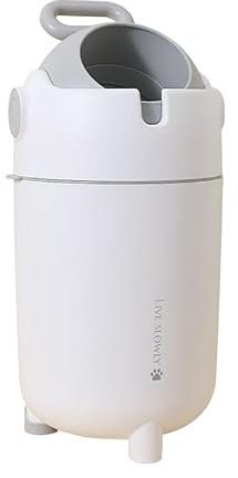 Schwänlein Nappy Bin Odour Off ,Windeleimer für Baby, Kunststoff Geruchsdicht Babywindeleimer,Nachfüllkassetten mit 12L