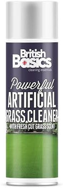 BritishBasics - Artificial Grass Cleaner Spray - Dog Safe, Pet Disinfectant & Lawn Deodoriser - Puppy Urine Cleaner & Odour Eliminator - 500ml (Fresh Cut Grass)