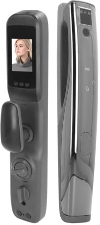 Keyless Entry Door Lock, Smart 3D Face Recognition Door Lock with App Remote Control, Front Door Lock Set, Fingerprint Digital Keyless Entry Door Lock for Home Security