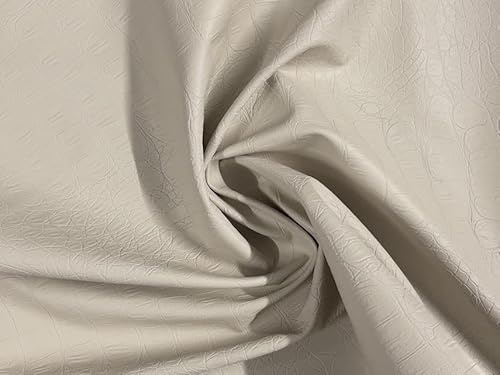 CRS Fur Fabrics TH35-1088-PEBBLE, Kunstleder, natur, 1Mtr 140cm x 100cm